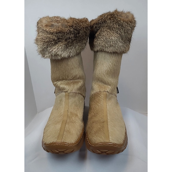 Oscar Sport Apres Ski Faux Fur Winter Boot 38/7.5 US - MADE IN ITALY Excellent - Picture 1 of 14